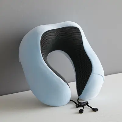 Memory Foam U-Shaped Neck Pillow Cervical Support - 7