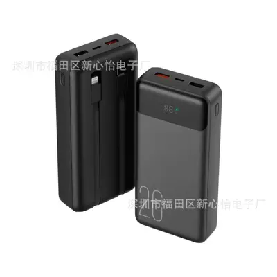 2025 New Polymer Lithium-Ion Cell Power Bank PD30 Fast Charging Protocol 22.5W Wireless Charging