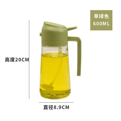 Glassprühflasche für Küchenöl, breites Ölbehälter, Druckölbehälter für Grillen und Kochen. - 13