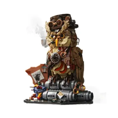 Yongle Xing Detective Owl Model Building Blocks Educational Gift Set - 5