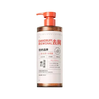 oem定制二硫化硒净澈洗发水头清洁皮屑多头发 洗净爱出油  洗发水 - 6