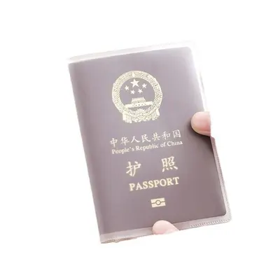 PVC pasaport kılıfı, su geçirmez, çok kartlı, şeffaf - 6