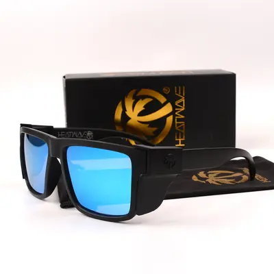 Square Polarized Cycling Sunglasses with Side Shields, Unisex - 5