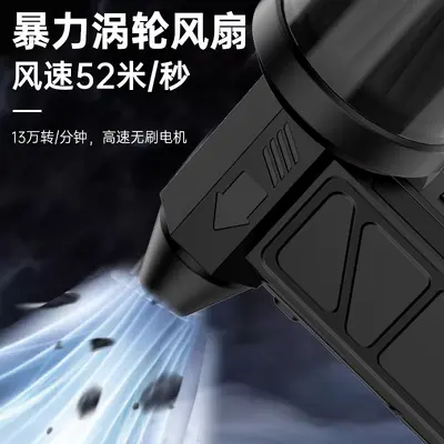 Portable Turbo Blower and Vacuum 2-in-1 for Car Dust Removal