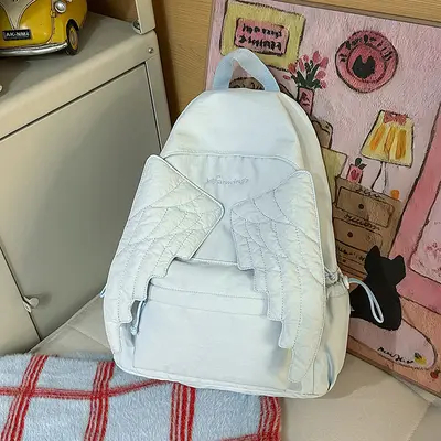 Flügel-Rucksack, leicht, schlichtes Design, Schulrucksack - 11