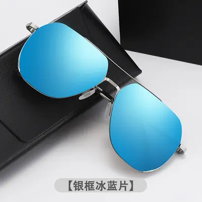 Men's Polarized Sunglasses, High-Definition Nylon Frame, UV Protection - 9