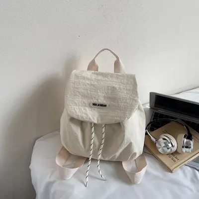 Leichter Nylon-Mini-Rucksack für Damen, Reise - 7