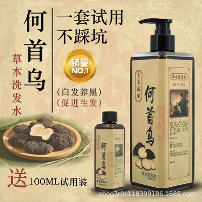 Silikonfreies Shampoo mit Fo-Ti, Ingwer und Ginseng - 6