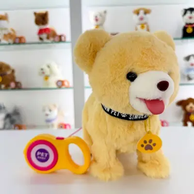 Electronic Simulation Cartoon Dog Plush Toy with Music and Sound