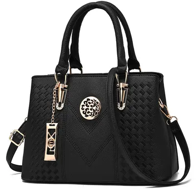 Embroidered Women's Handbag, Large Capacity, Single-Shoulder Crossbody - 1