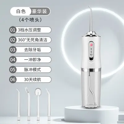 Taşınabilir Elektrikli Diş Duşu, Ev Tipi Su Diş İpi ve Taş Temizleyici - 7