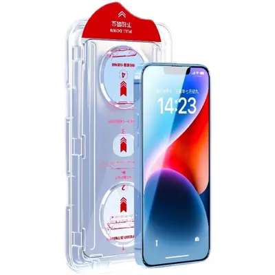 Full Screen Tempered Glass Screen Protector for iPhone 14 Pro Max with Privacy - 6