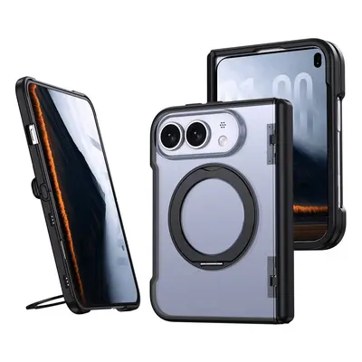 iPhone Duo Handyhülle mit Ständer Feder-Scharnier klappbar - 8