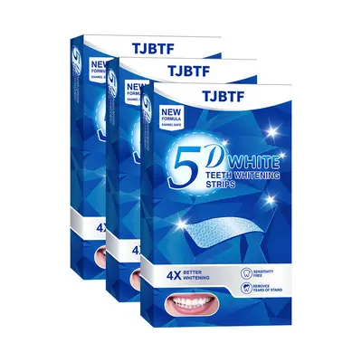5D Teeth Whitening Strips, Removes Yellowing, Multiple Specifications - 6