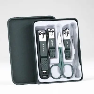 防飞溅指甲刀套装家用便捷修剪指甲刀多功能指甲钳修甲个护工具 - 8