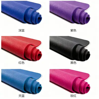Yoga matı 1830x610x10mm, NBR kauçuk, kaymaz ve şok emici