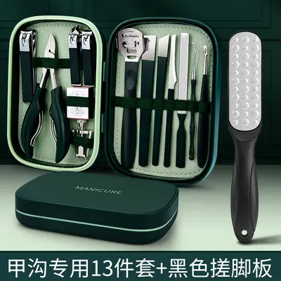 现货指甲刀套装甲沟指甲工具修脚修脚刀家用死皮剪鹰嘴钳嵌甲 - 7