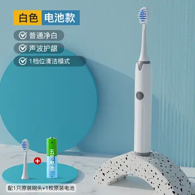 Rechargeable Household Vibrating Electric Toothbrush with Water Flosser for Adults - 8