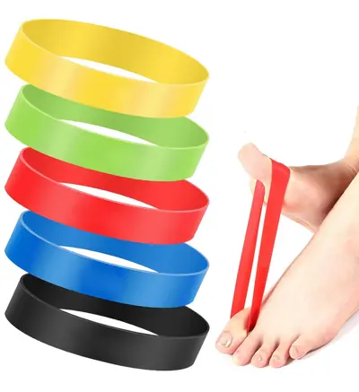 Finger Resistance Band, Thumb Fitness Training Band, Grip Ring Set - 13