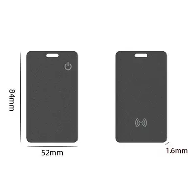 FindMy Waterproof Anti-Loss Card for Apple AirTag, Wireless Charging Card Wallet Tracker, Child Positioning Card