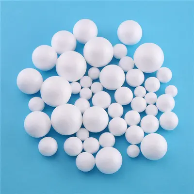 Large White Hollow Polystyrene Ball for Wedding Flower Arrangement Decoration
