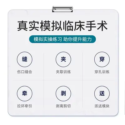 Human Abdominal Surgery Simulation Trainer with HD Endoscope Camera