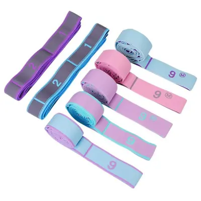 Yoga Resistance Band for Adults and Kids Fitness Training - 6