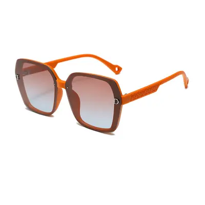 Double-D Large Frame Retro Sunglasses for Women, UV Protection - 5