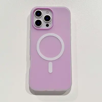 iPhone 16/14 Pro clear MagSafe case, compatible with Apple 15/17 Pro Max