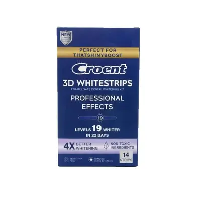 3D teeth whitening strips, removes yellowing, bright white - 6