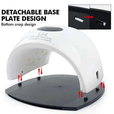 U4 nail UV lamp for manicure and pedicure - 5