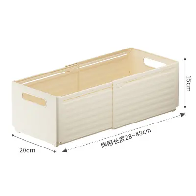 Retractable clothing storage box plastic drawer box toy storage various storage box kitchen desktop storage box - 9