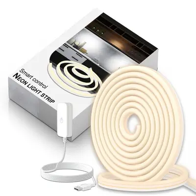 Flexible LED Light Strip with Human Motion Sensor, Warm White, USB - 6