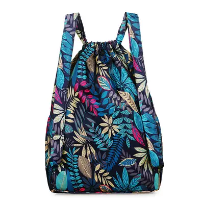 Large Lightweight Foldable Drawstring Backpack for Outdoor and Shopping - 5