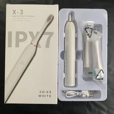 厂家批发电动软毛牙刷超声波冲牙器充电款全自动成人儿童通用牙刷 - 8