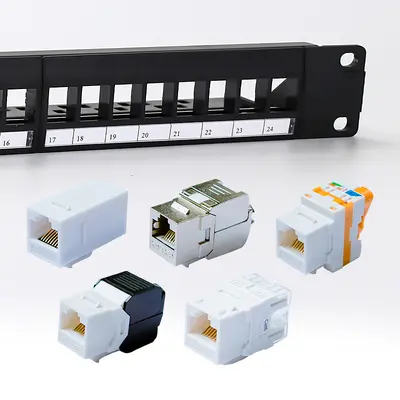 Network wiring overhead rack 24 ports 48 ports unshielded 19 inches 1U2U cabinet rack module empty rack