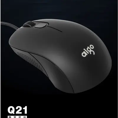 4D Q21 Kabelgebundene USB-Maus, leise, für Büro und Desktop