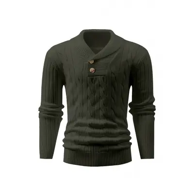 D 54395 Herren Slim Fit Strickpullover - 5