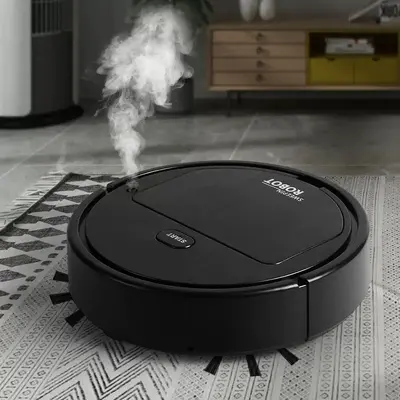 Tamamen Otomatik Ev Tipi Mini 3 in 1 Süpürme Makinesi Akıllı Emme Süpürme Silerek Temizleme Tek Başına Süpürme Robotu Sınır Ötesi Hediye Toptan Satış - 10
