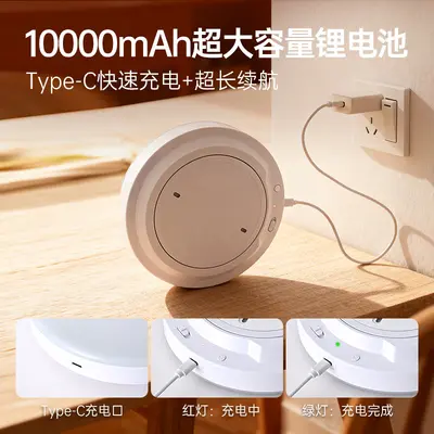 Rechargeable Smart Radar Motion Sensor LED Ceiling Light with Wireless Remote Control