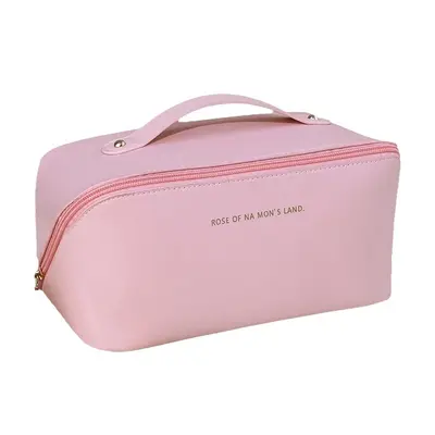 Accordion Pillow Cosmetic Bag Travel Portable Storage Bag Makeup Bag High-end Simple Large Capacity INS Storage Bag