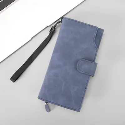 Men's Long Zip Large-Capacity Wallet, Clutch Style - 7
