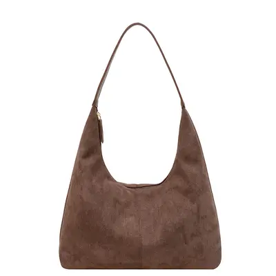 Large Capacity Women's Underarm Tote Bag, Matte Finish - 6