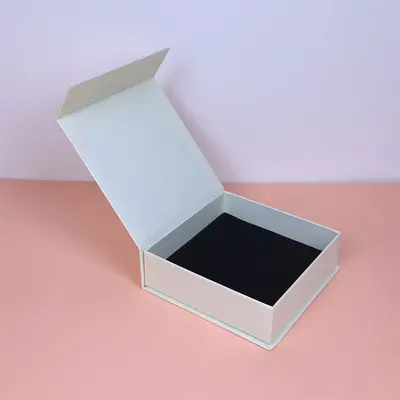 TikTok Viral Jewelry Box Flip-Top Magnetic Book-Style Box for Rings Necklaces Earrings Bracelets Accessories Gift Box