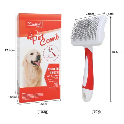 Evcil hayvan tarağı, iğneli bakım tarağı, köpek ve kedi için - 10