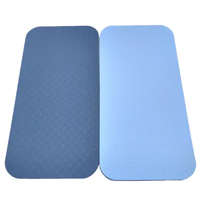 Kadınlar için TPE yoga matı, kalınlaştırılmış ve genişletilmiş dizlik, düz başlangıç dizliği, ev erkek fitness yer matı toptan - 11