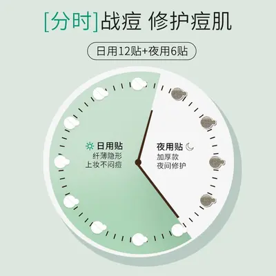 芙芙痘痘贴净痘贴凝胶隐形清颜日夜可用 带防伪
