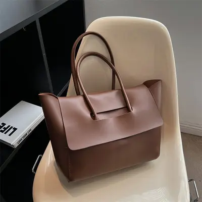 Women's Large Capacity Korean Style Underarm Tote Bag 2024 - 10