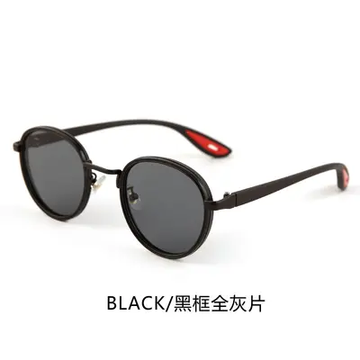 Round Frame UV Protection Unisex Sunglasses - 7