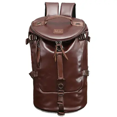 Canvas backpack men's fashion student bag youth travel storage bag computer large capacity backpack crossbody bag - 11